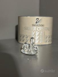 Swarovski Silver Crystal Cigno Mini