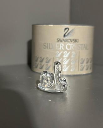 Swarovski Silver Crystal Cigno Mini