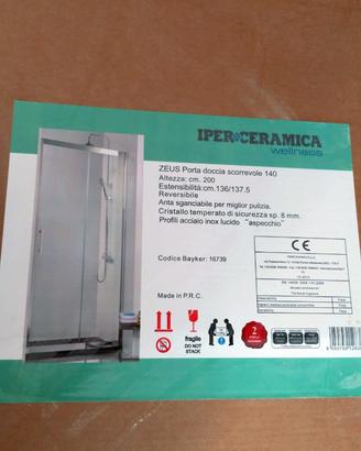 Porta doccia scorrevole Iperceramica
