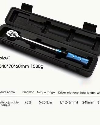 Chiave Dinamometrica Torque Wrench DZT  5-25 Nm (±