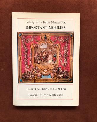 Antiquariato - Sotheby's - Monte Carlo 1982