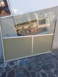 paravento in alluminio 