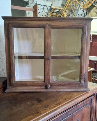 Pensile Vetrina d'Epoca in Legno