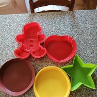 Set 5 teglie in silicone