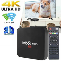 Decoder box android mxq pro 8k wifi android 10.0