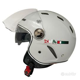 CASCO DIEFFE GRIGIO OPACO CON PRESE D’ARIA