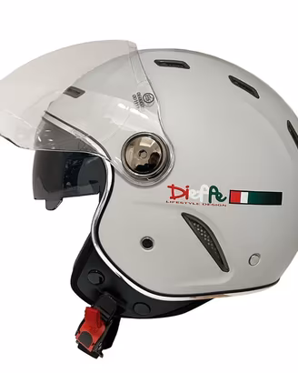 CASCO DIEFFE GRIGIO OPACO CON PRESE D’ARIA