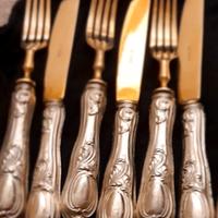 posate in argento placato 