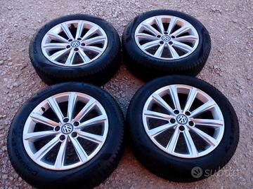 CERCHI E GOMME 17 ORIGINALI VW COD:545