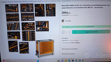 Carrello BETA XL Nuovo 487 utensili