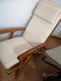 sedia a sdraio per piscina e giardino