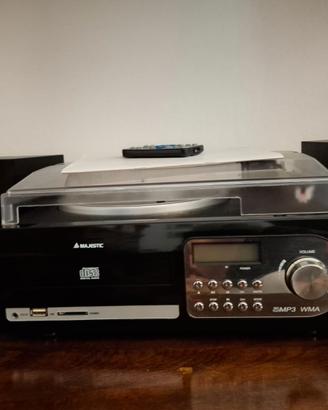 GIRADISCHI MAJESTIC TT 38R CD TP USB BK
