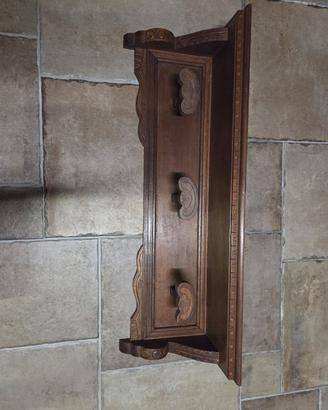 appendiabiti in legno vintage