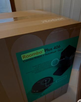 Robot aspira e lava ROOMBA plus 406