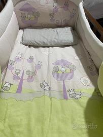 Piumone invernale per lettino bimbi  + letto