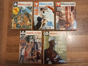 5 Racconti e romanzi erotici fine anni 60