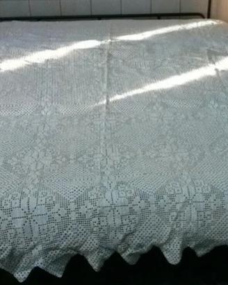 Coperta di cotone ad uncinetto 