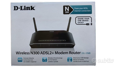 Modem D-Link Wireless DSL 2750B