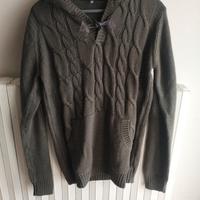 maglione con cappuccio piazza Italia 