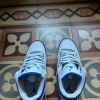 JORDAN 4BLU BIANCHE