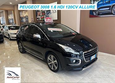 Peugeot 3008 1.6 HDI 120CV **TETTO**COME NUOVA