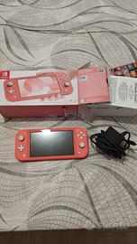 Nintendo Switch Lite Corallo completa