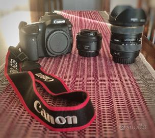 Canon eos 80 d reflex e obiettivi