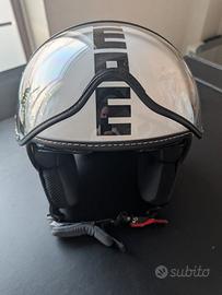 Casco Momo Design FGTR EVO Bianco Quarzo Nero – L