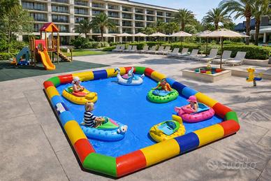 Piscina con Barchette x Bambini per Camping, Hotel