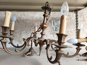 lampadario più 4 applique