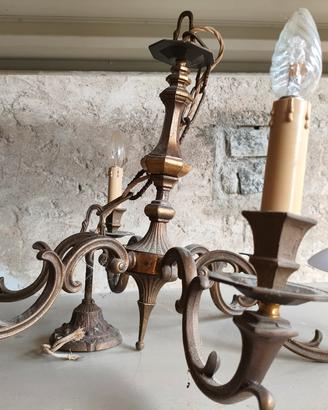 lampadario più 4 applique