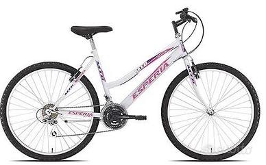 Bicicletta Esperia MTB, Donna, Bianco, 26 Pollici