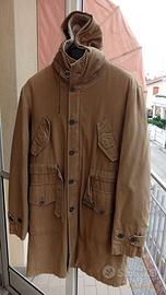 Maestrami cappotto giaccone parka lungo da uomo