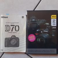 Manuale e CD istruzioni x Nikon d70  in spagnolo