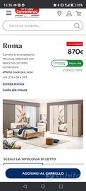 camera da letto Roma 