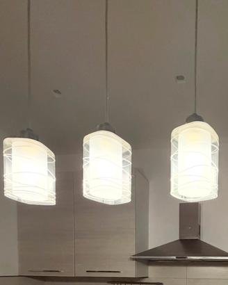 Lampadario in vetro