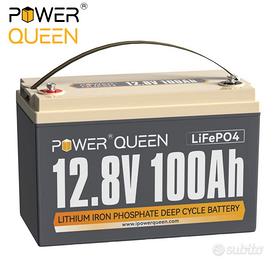 Batteria Litio Powerqueen 12 volt 100 ah