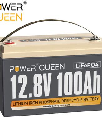 Batteria Litio Powerqueen 12 volt 100 ah