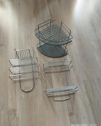 set portaoggetti bagno/doccia/cucina