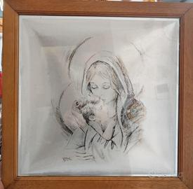 quadro su lamina di metallo