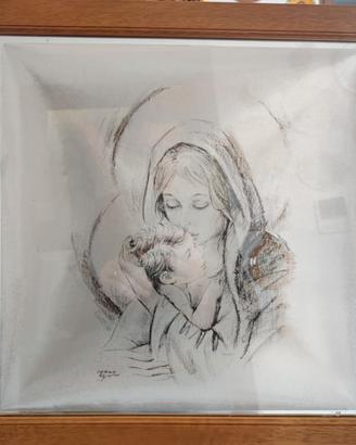 quadro su lamina di metallo