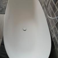 VASCA VETRO RESINA OVALE MODERNA 