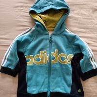 Felpa Bimbo ADIDAS 9-12 mesi