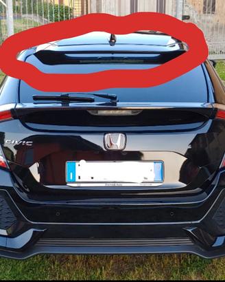 ALETTONE SUPERIORE NERO HONDA CIVIC X