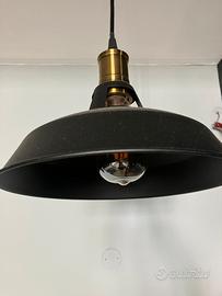 Lampada industriale retró a sospensione