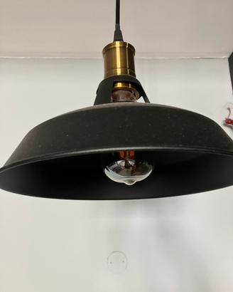 Lampada industriale retró a sospensione
