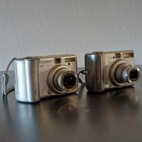 2 Fotocamere Canon PowerShot A75 + PowerShot A520
