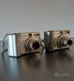 2 Fotocamere Canon PowerShot A75 + PowerShot A520