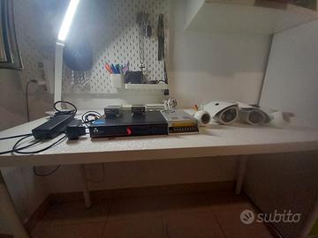 kit sorveglianza  professionale 6 telecamere +DVR