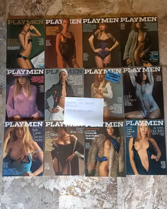 Playmen 1974 con poster attaccati (€170)